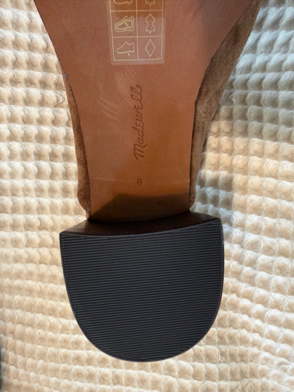 Madewell Brown Suede Mule Clogs - Picture 3 of 3